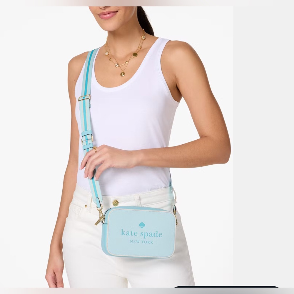 Kate Spade Blue Camera Crossbody Bag - Picture 3 of 4